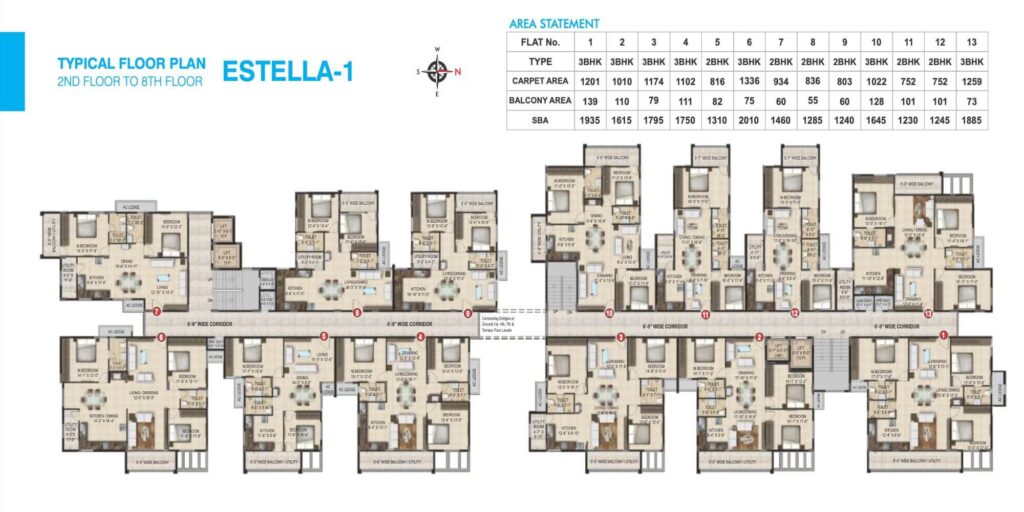 SMR Vinay Estella Floor Plan1