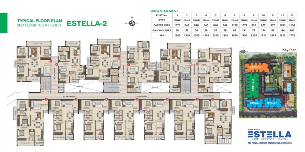 SMR Vinay Estella Floor Plan2