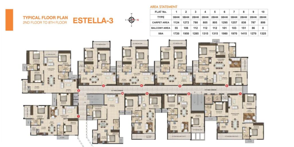 SMR Vinay Estella Floor Plan3